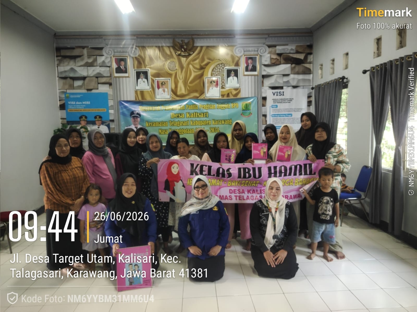 Kegiatan kelas ibu Hamil Desa Kalisari tahun 2026